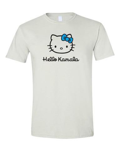 HELLO KAMALA Unisex White T