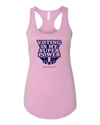 SUPER POWER Women's Lilac Tank