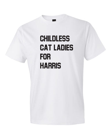 Childless Cat Unisex White T