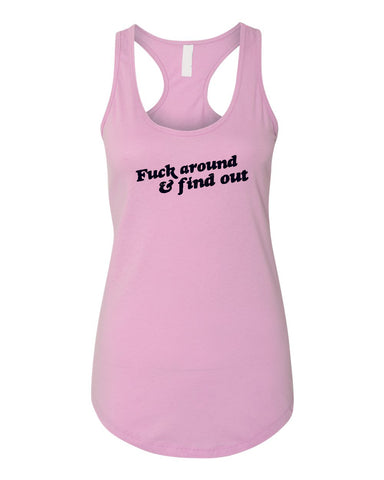 F AROUND Women's Lilac Tank