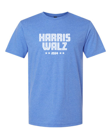 HARRIS WALZ Heather Blue Unisex T