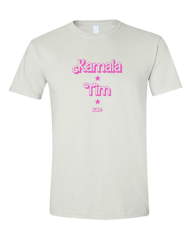 Kamala & Tim Unisex White T