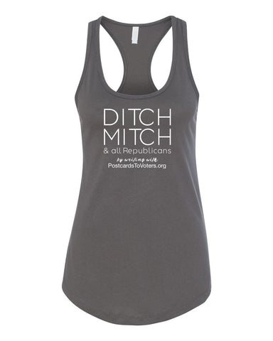 DITCH MITCH - PTV Women's Dark Grey Tank