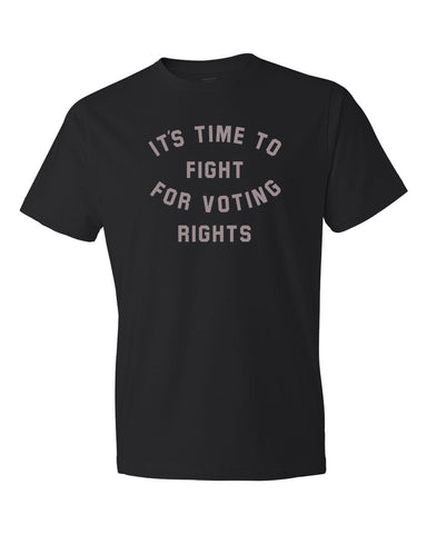 Fight for Voting Rights Unisex Black T
