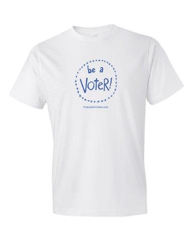BE A VOTER Unisex White T