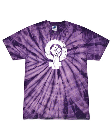 Fem Resist Unisex Purple Tie-Dye T