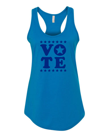 VOTE Women's Turquoise Tank